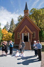 Yosemite Chapel Wedding